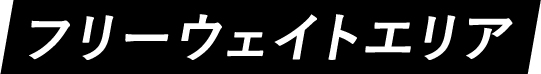 フリーウェイトエリア